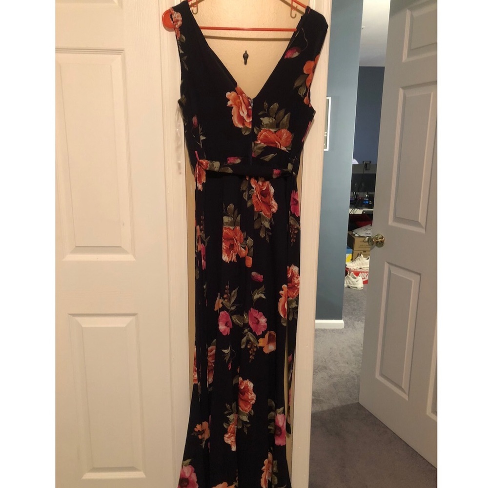 Blue Floral Dress